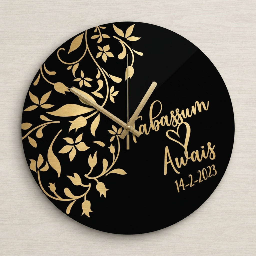 Stylish Acrylic Wall Clock Creations For Beautiful Interiors