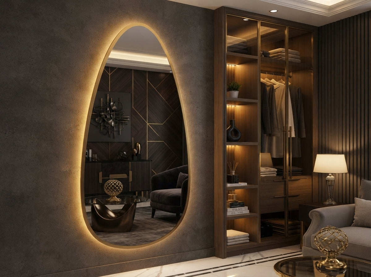 Elegant Smart LED Mirror – Touch Sensor & Dimmable Lighting | IQ Homes