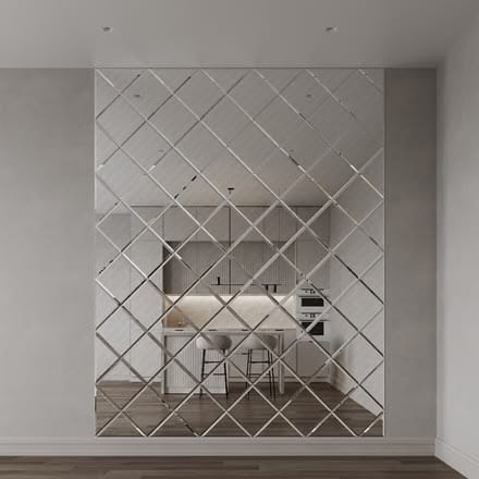 Hexagon Acrylic Wall Décor Mirror Set