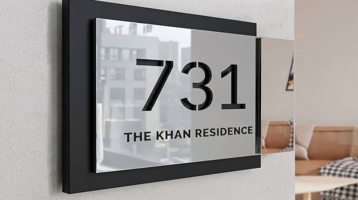 Custom Nameplate | Personalized Home Entrance Sign