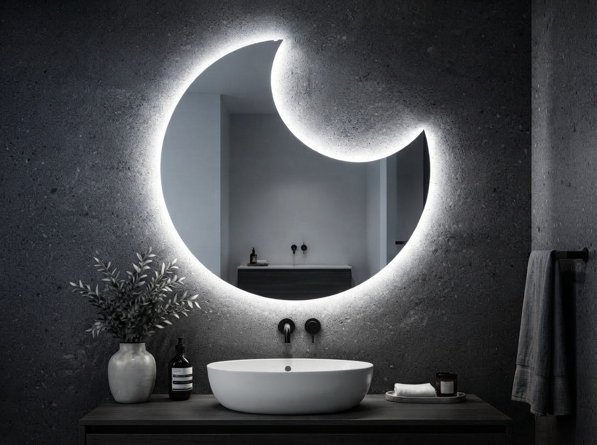 Touch Sensor Dimmable LED Mirror – Single & Double Light | IQ Homes
