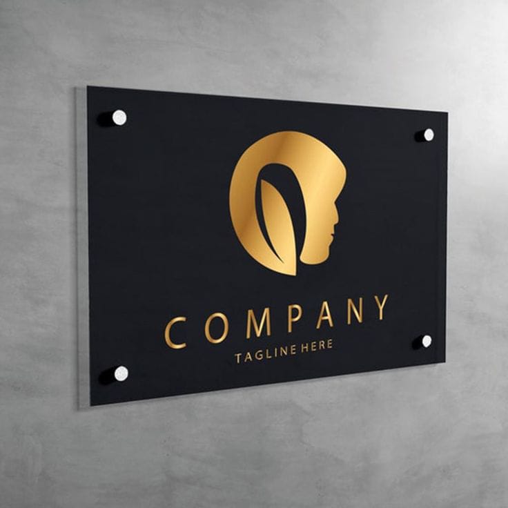 Personalized Custom Logo | Modern Wall Sign