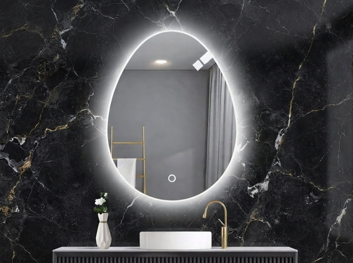 Modern Touch LED Mirror – Dimmable Single & Double Light | IQ Homes
