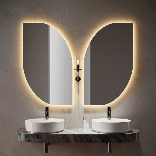Premium Illuminated LED Mirror with Smart Touch Sensor