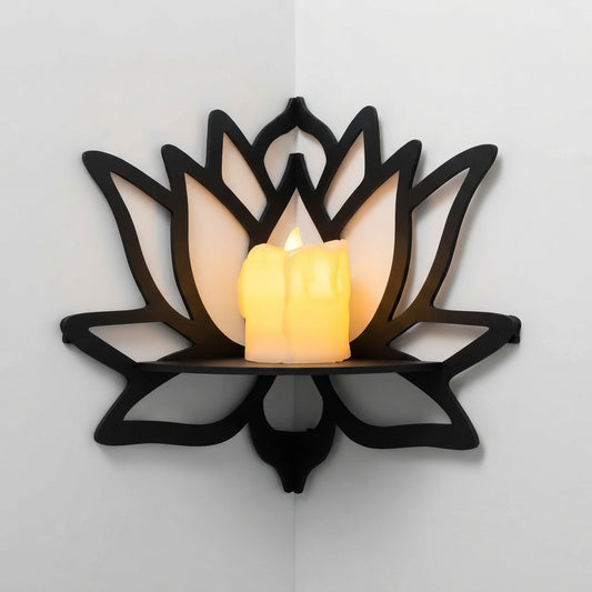 Acrylic 3-Shelf Candle Wall Décor
