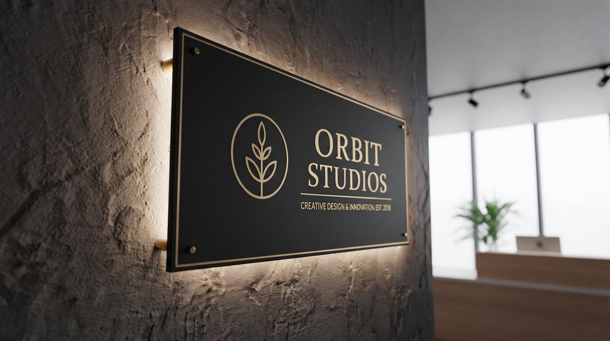 Premium Custom Nameplate | Personalized Home Entrance Sign
