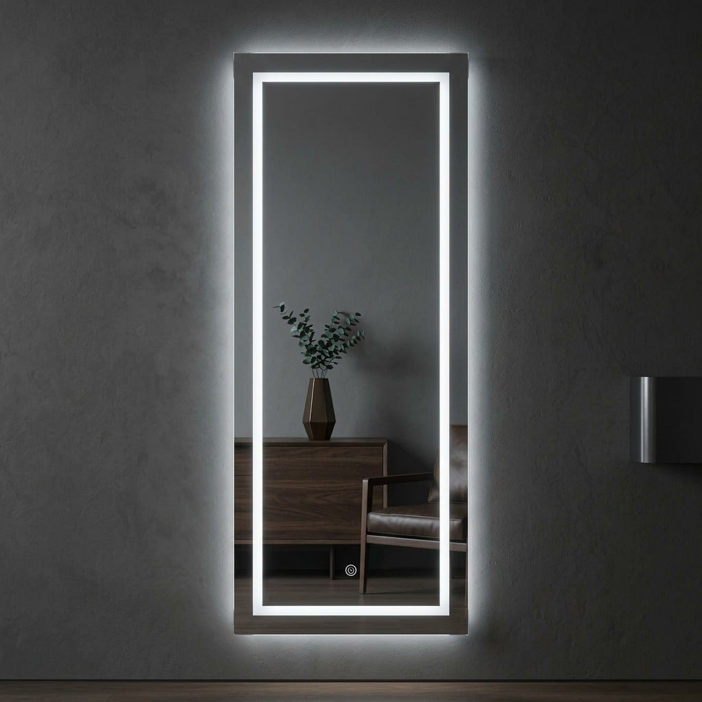 Modern & Stylish LED Mirror with Touch Sensor