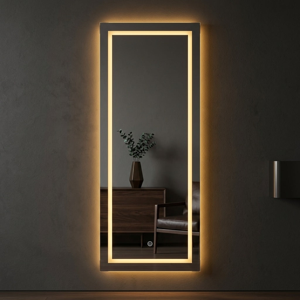 Modern & Stylish LED Mirror with Touch Sensor