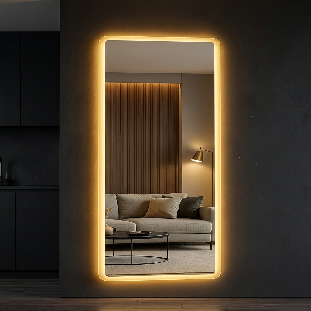 Stylish & Touch LED Mirror with Touch Sensor