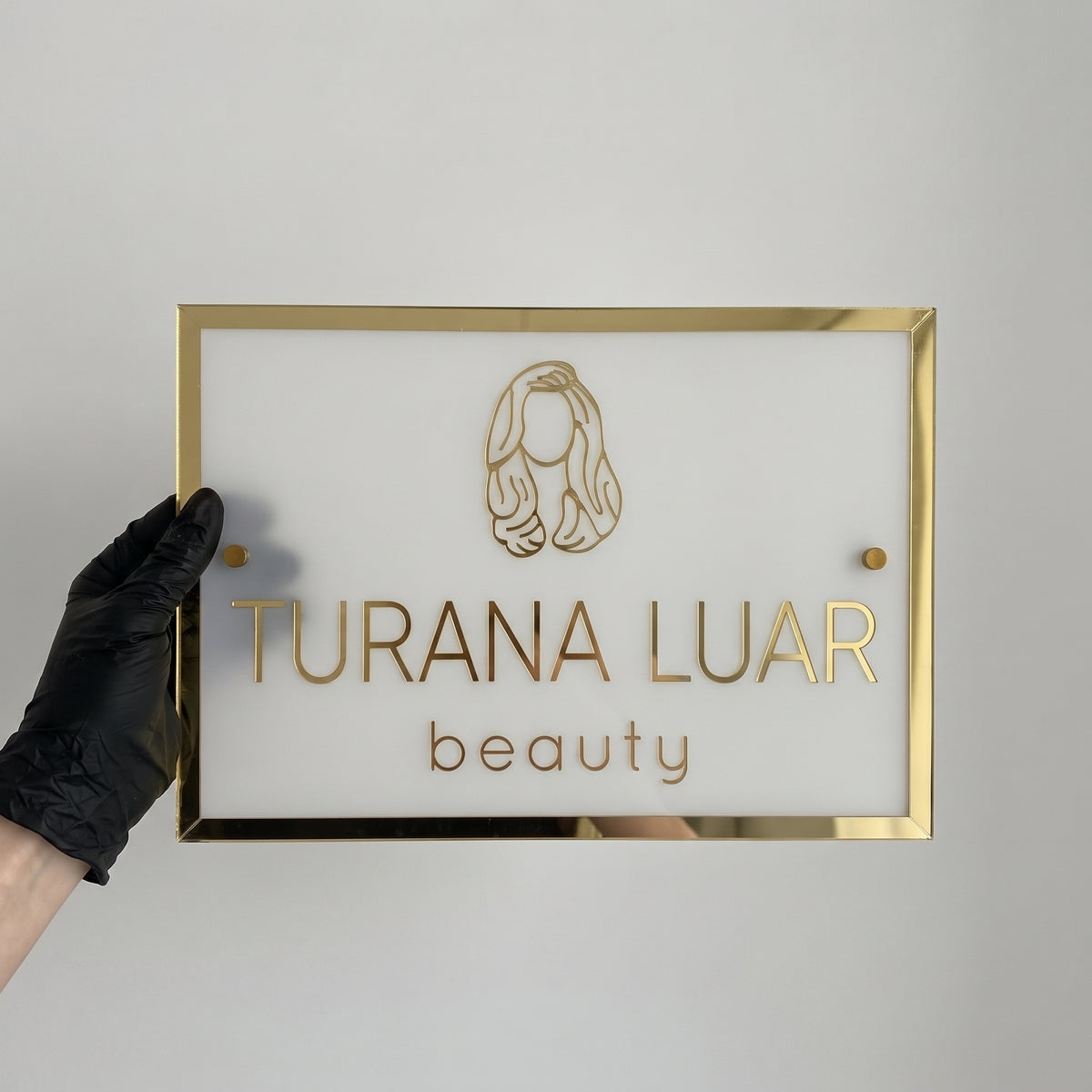 Elegant Custom Nameplate | Personalized Door Sign