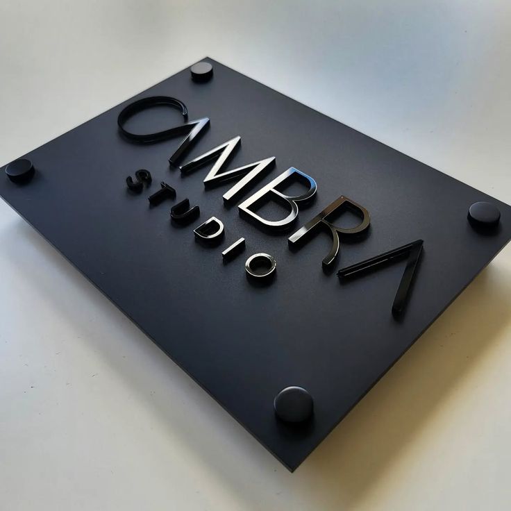 Stylish Custom Nameplate | Personalized Door Sign