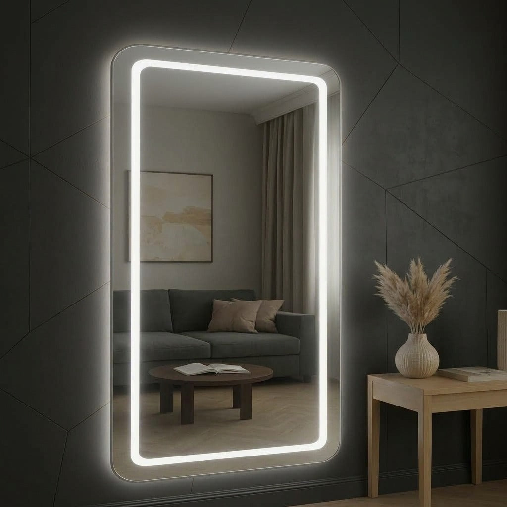Modern & Stylish LED Mirror with Touch Sensor