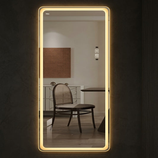 LED Mirror with Touch Sensor Single & Double Light