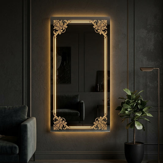 Crustal Square LED Mirror Premium Edition
