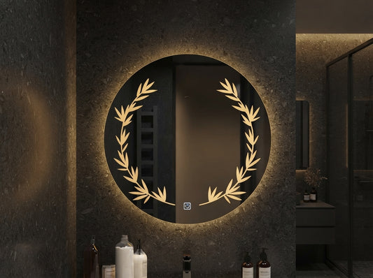 Dimmable Touch Sensor Mirror – Single & Double Light Options
