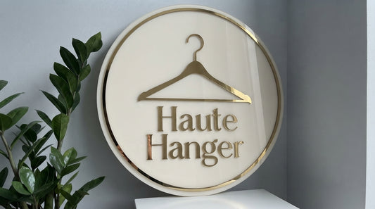 Custom Acrylic Business Logo Sign | With LED & Without LED