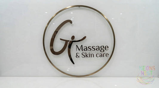 Custom Acrylic Business Logo Sign | With LED & Without LED