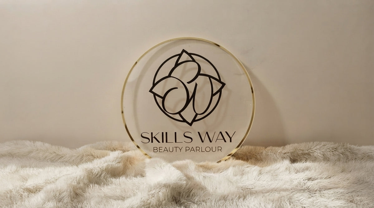 Custom Acrylic Business Logo Sign | With LED & Without LED
