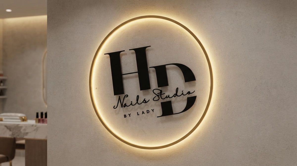 Custom Acrylic Business Logo Sign | With LED & Without LED