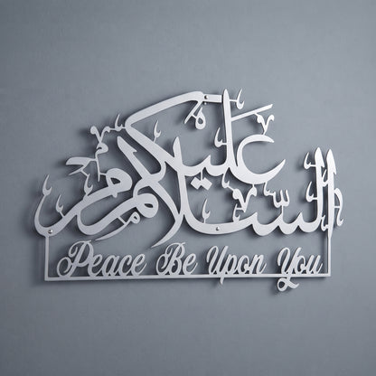 Elegant Square Acrylic Calligraphy Statement