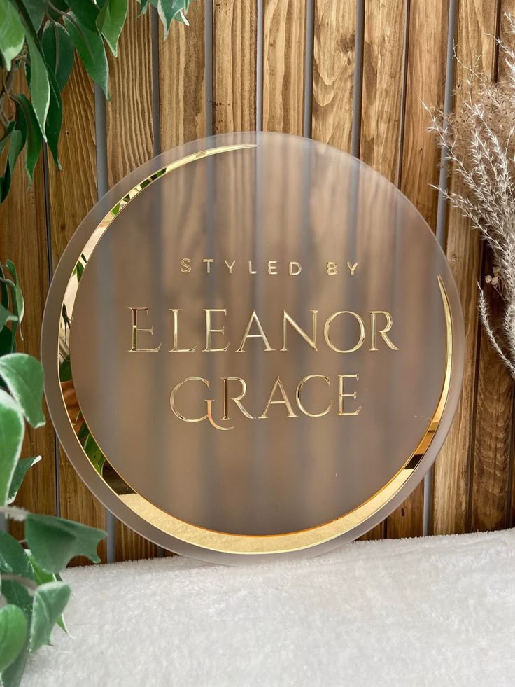 Custom  Acrylic Business Logo Sign | With LED & Without LED