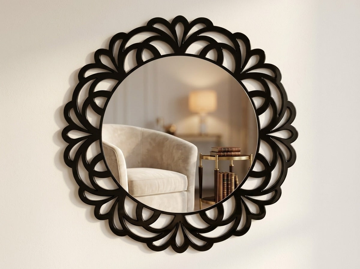Royal Designer Mirror – Statement Décor for Elegant Spaces