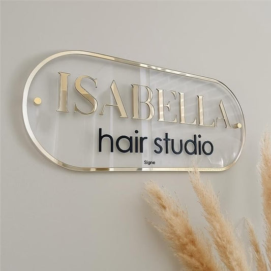 Custom Acrylic Business Logo Sign | With LED & Without LED