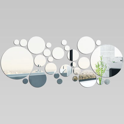 Hexagon Acrylic Wall Décor Mirror Set