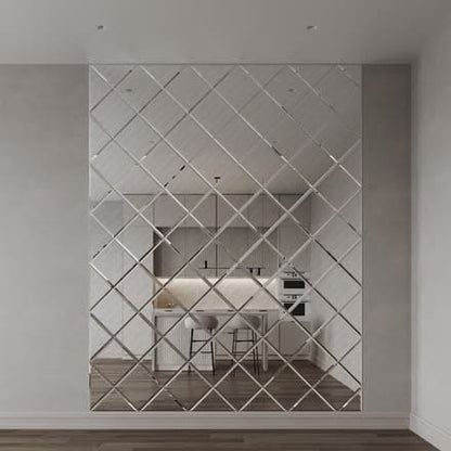 Hexagon Acrylic Wall Décor Mirror Set