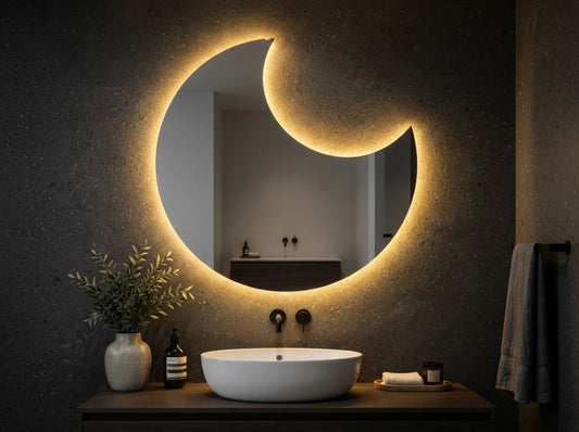 Touch Sensor Dimmable LED Mirror – Single & Double Light | IQ Homes