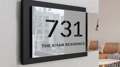 Custom Nameplate | Personalized Home Entrance Sign
