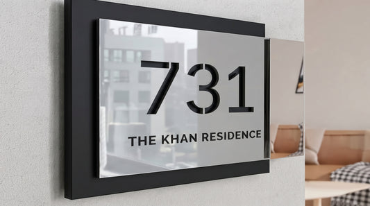Custom Nameplate | Personalized Home Entrance Sign
