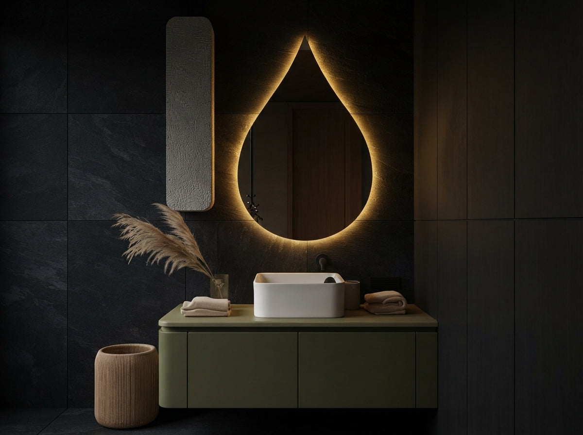 Smart Touch Sensor Dimmable LED Mirror – Single & Double Light