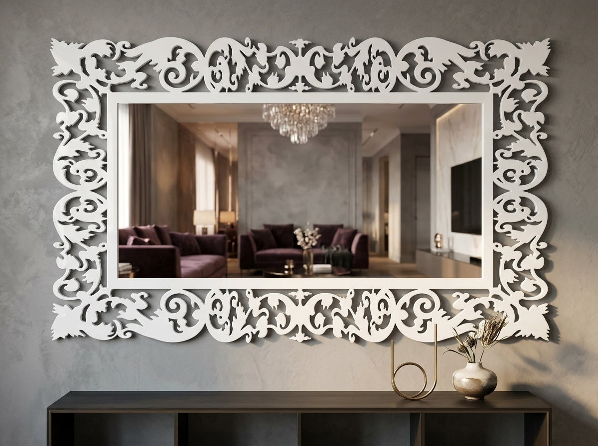 Glamour Frame Mirror – Elegant Statement for Luxury Interiors
