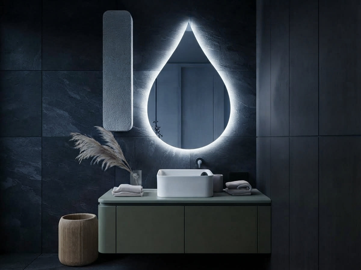 Smart Touch Sensor Dimmable LED Mirror – Single & Double Light