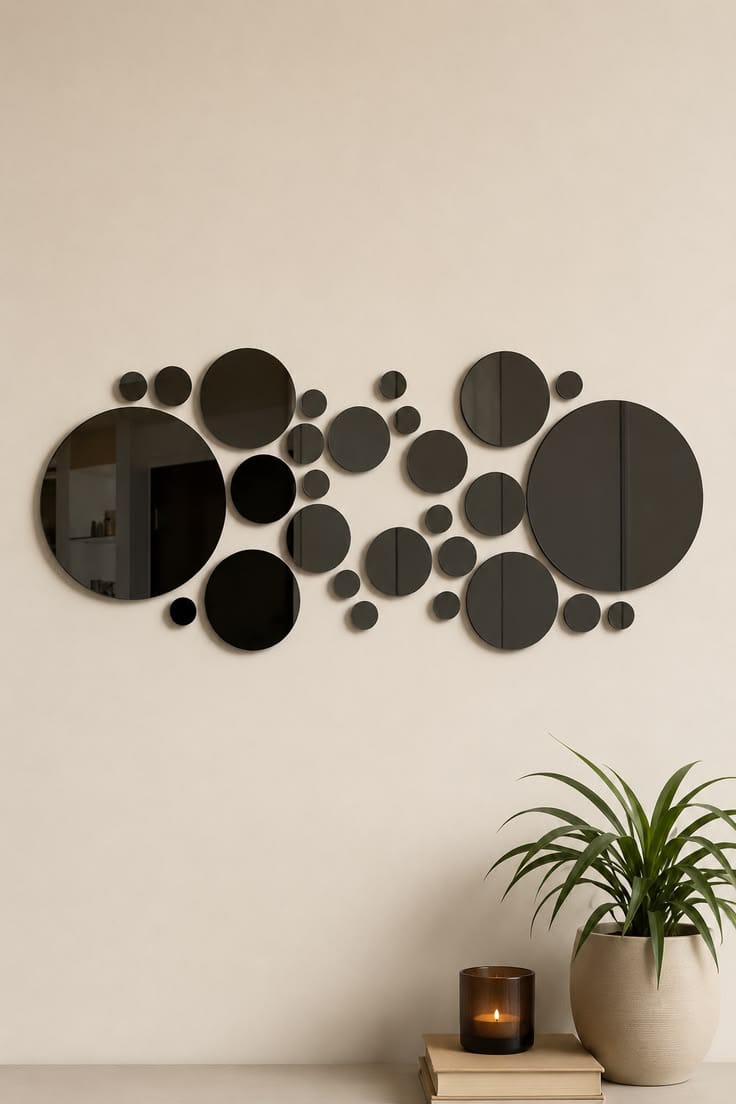 Hexagon Acrylic Wall Décor Mirror Set