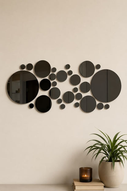 Hexagon Acrylic Wall Décor Mirror Set