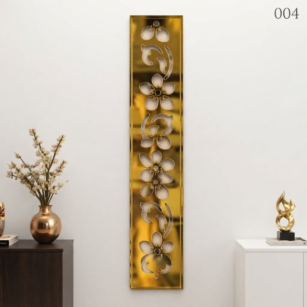 Luxury Pattern Acrylic Border Strips for Elegant Wall Décor