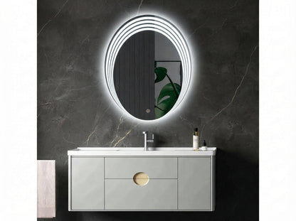 Luxury Dimmable LED Mirror with Touch Sensor – Single & Double Light