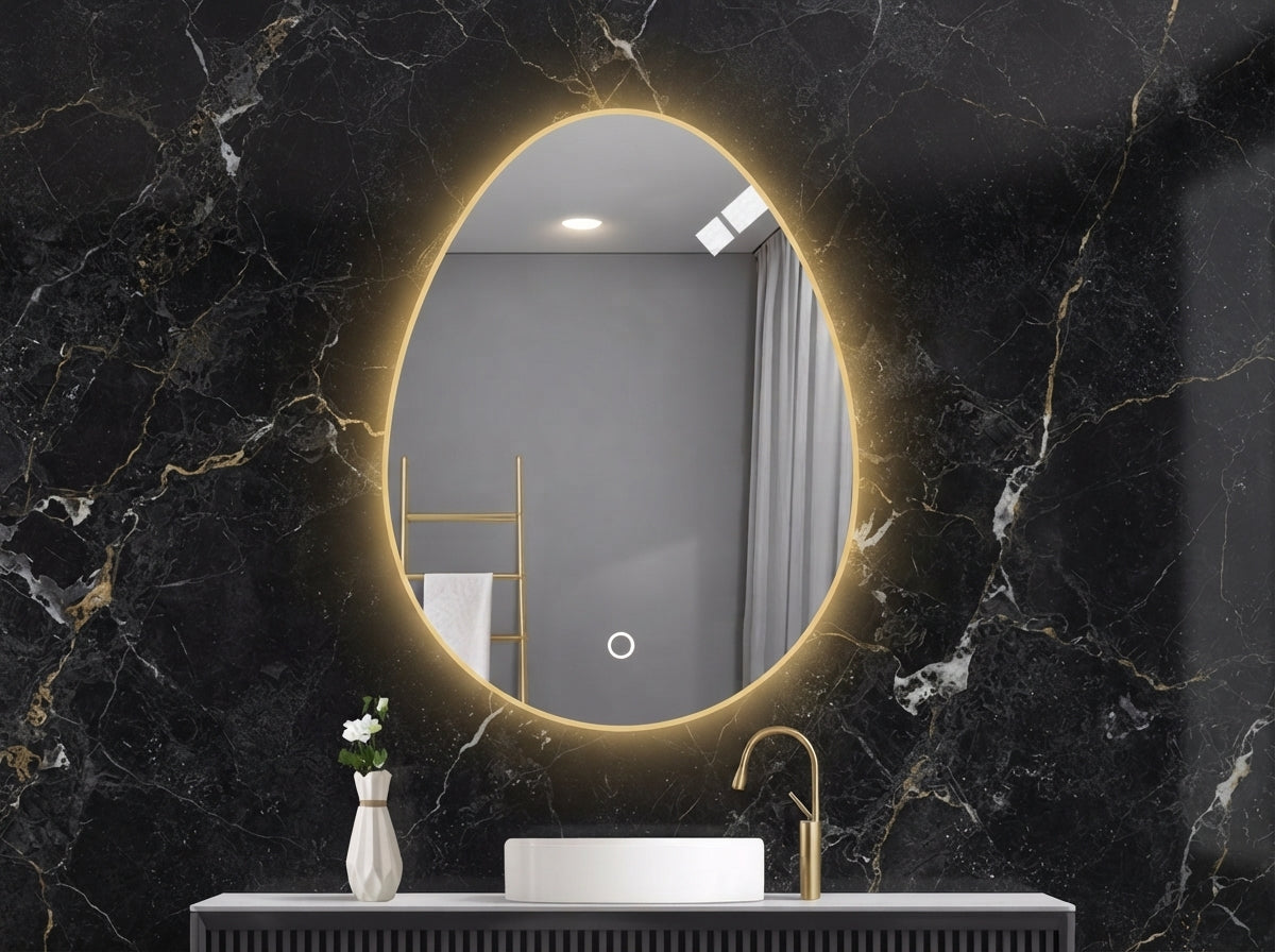 Modern Touch LED Mirror – Dimmable Single & Double Light | IQ Homes