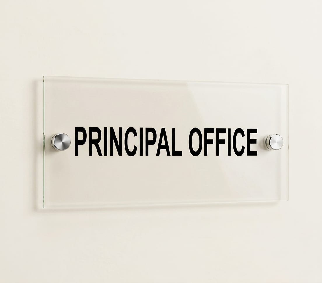 Personalized Custom Nameplate | Modern Door Sign