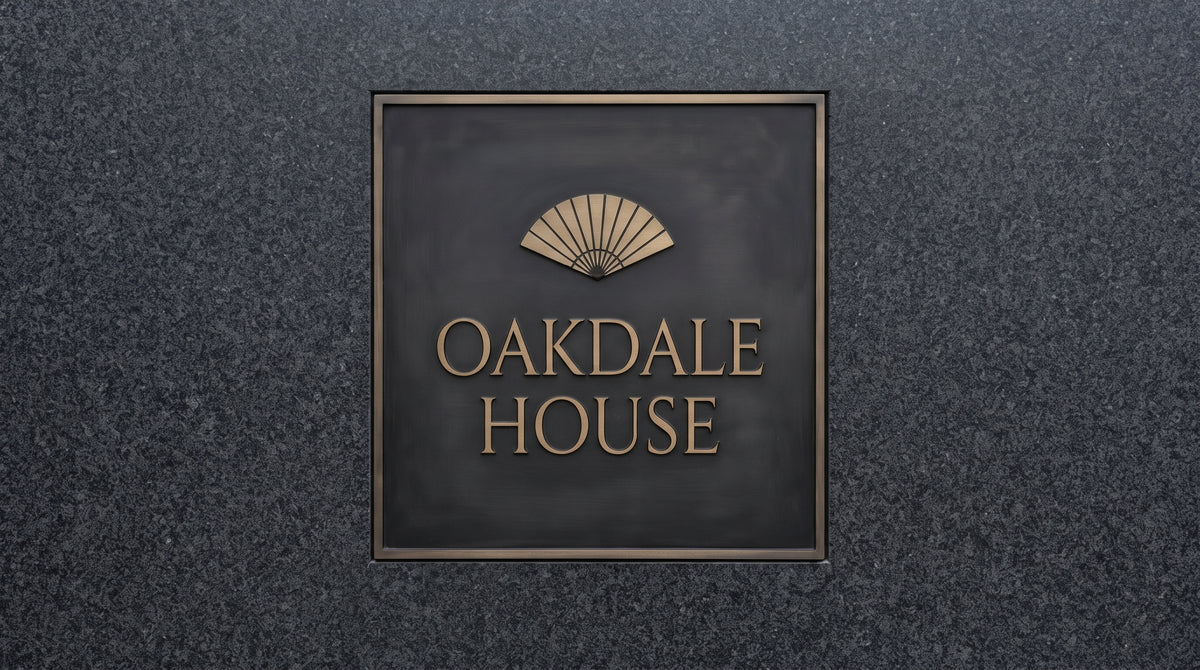 Modern Custom Nameplate | Personalized Door Sign