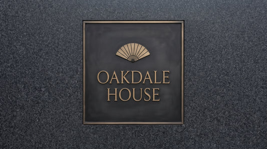 Modern Custom Nameplate | Personalized Door Sign