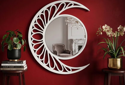 Half Moon Frame Mirror – Elegant Statement for Modern Interiors