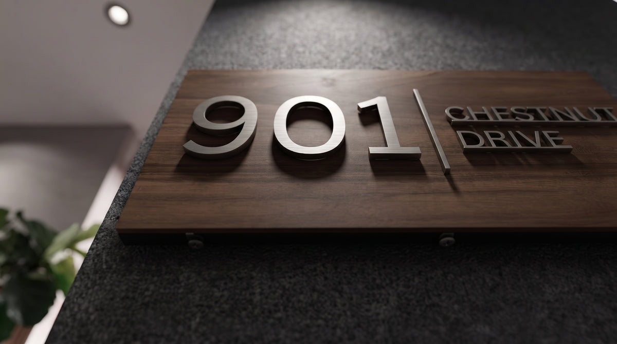 Premium Custom Nameplate | Personalized Door Sign
