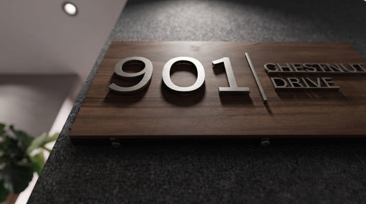 Premium Custom Nameplate | Personalized Door Sign