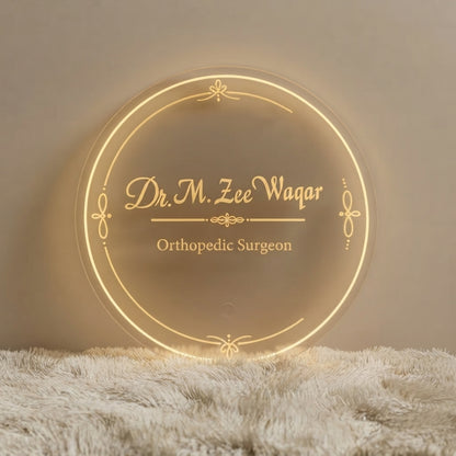 Custom Acrylic Business Logo Sign | With LED & Without LED