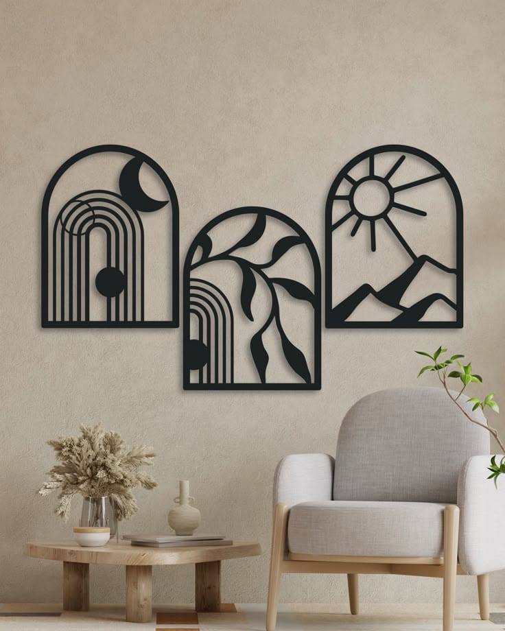 Contemporary Acrylic Wall Clock Decor