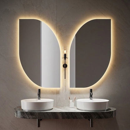 Premium Illuminated LED Mirror with Smart Touch Sensor