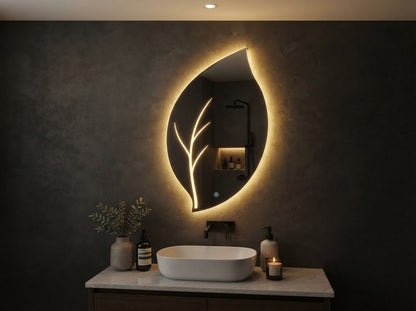 Smart Touch Dimmable LED Mirror – Single & Double Light | IQ Homes